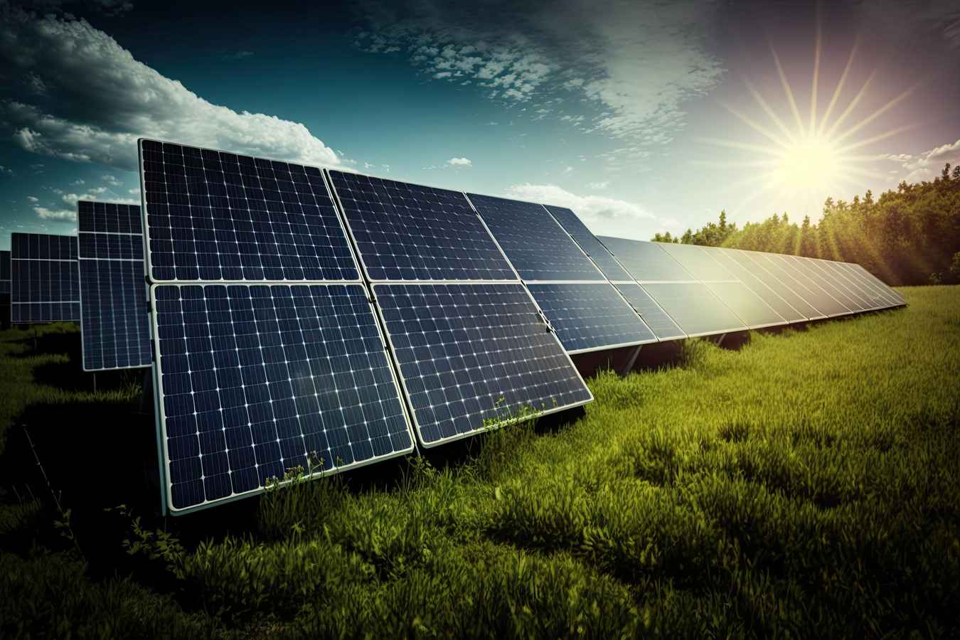 Primul parc solar de auto-curatare din lume